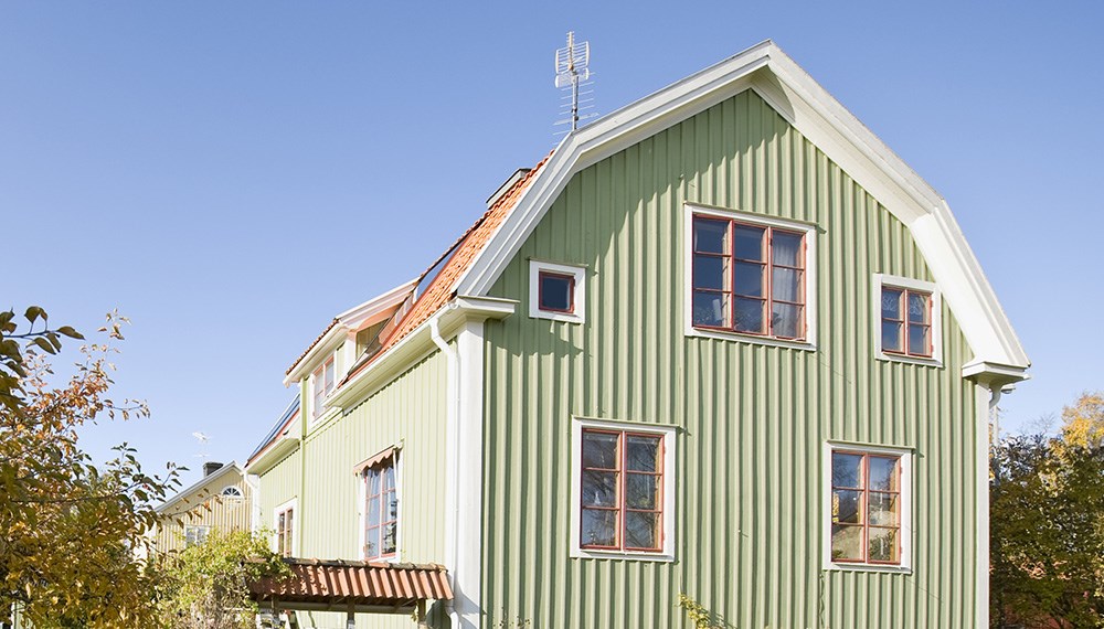 De fyra vanligaste takformerna i Sverige